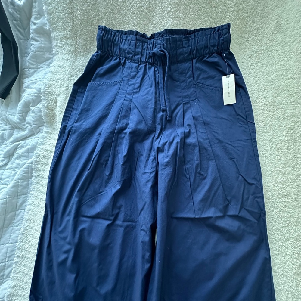 Anthropologie wide leg trousers